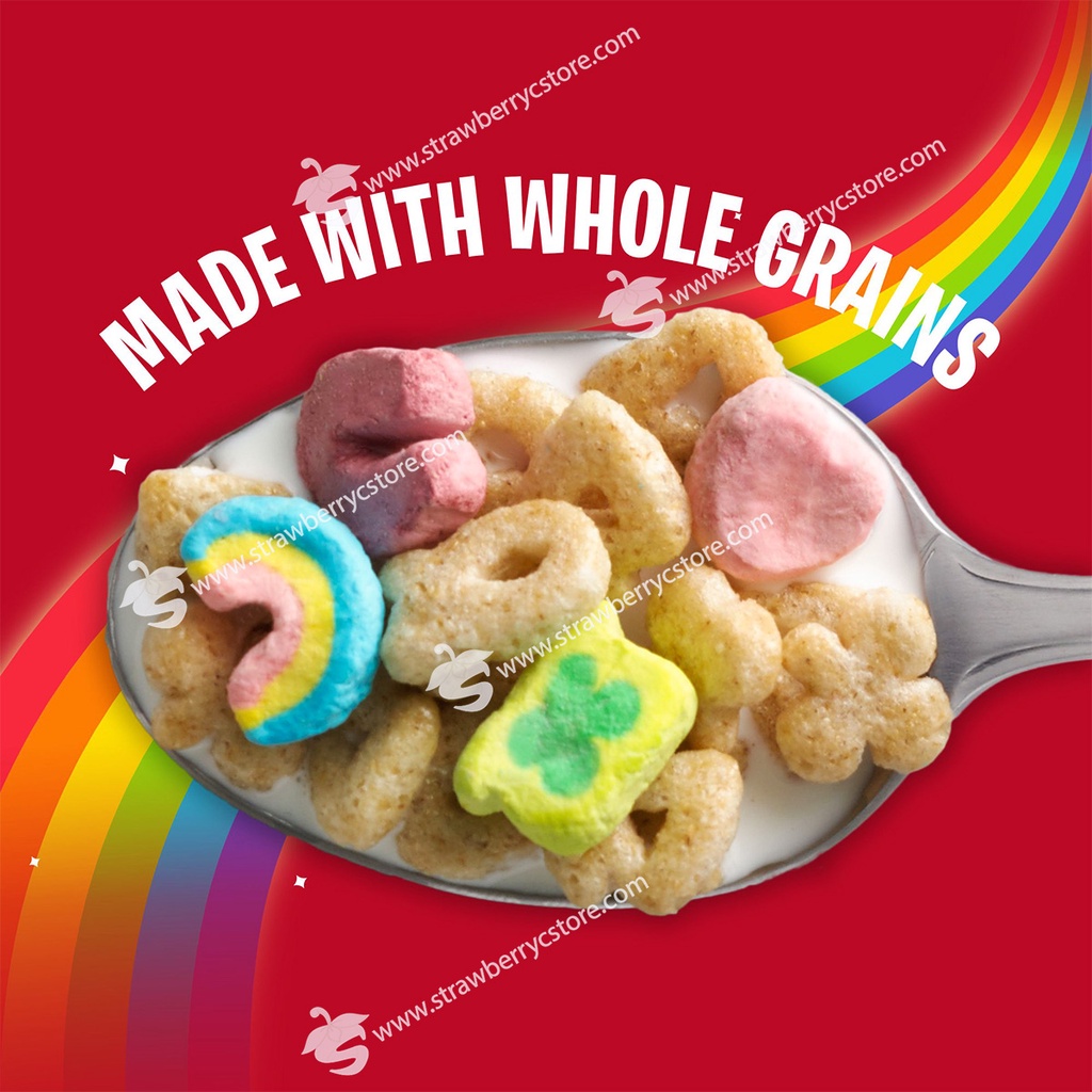 Ngũ Cốc Ăn Sáng Với Kẹo Xốp Dẻo General Mills Lucky Charms Gluten Free Cereal with Marshmallows, Hộp 297g
