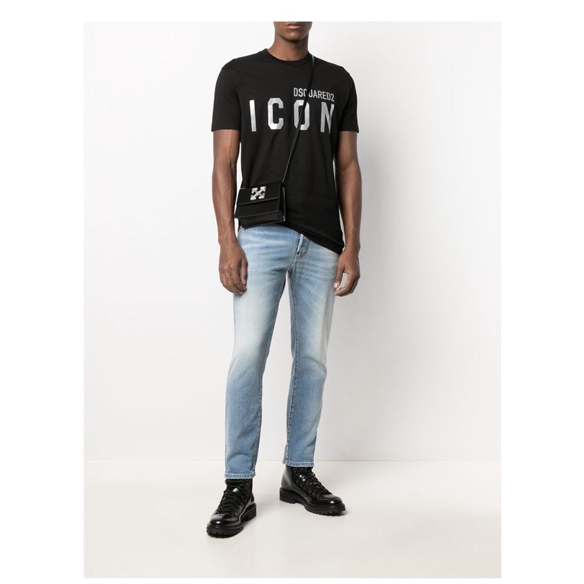 Áo thun in họa tiết Dsquared2 kiểu dáng thời trang