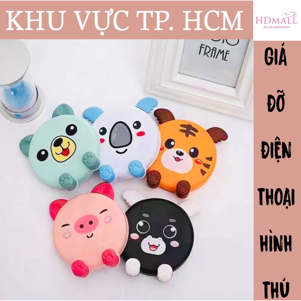 Giá Đỡ Điện Thoại Hình Thú Dễ Thương Để Bàn