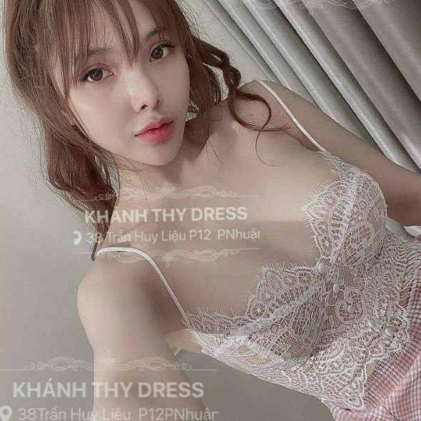 Áo 2 dây ren PHỐI NÚT quyến rũ.🔥