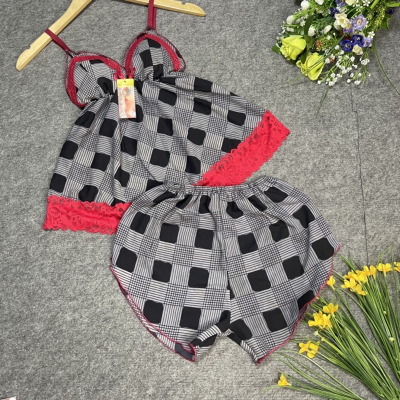 Đồ Bộ ngủ sexy có mút ngực, phom dưới 60kg