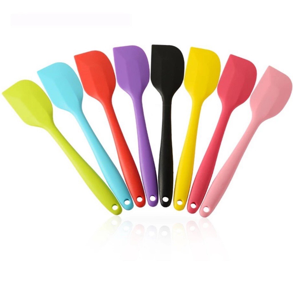 Phớt Silicone, Phới Dẹt Cao Cấp, Spatula Phới Trộn Bột, Phới Nấu Bột Ăn Dặm