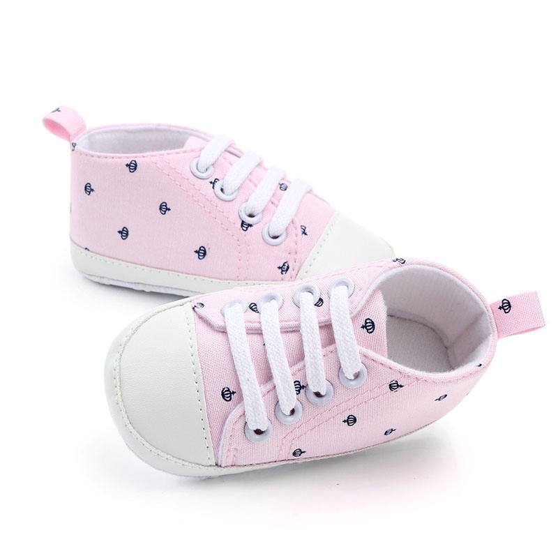 Giày Vải Cotton Mềm Chống Trượt Cho Bé Tập Đi