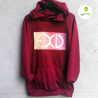 Áo hoodie exid logo chuyển màu
