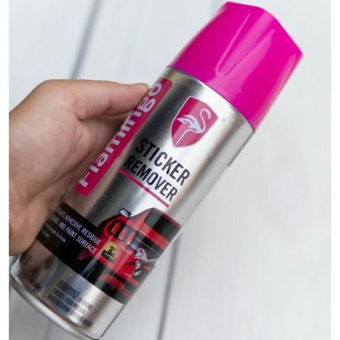 Xịt tẩy keo, vết băng dính, nhựa đường Flamingo Sticker Remover - Saokhueshop