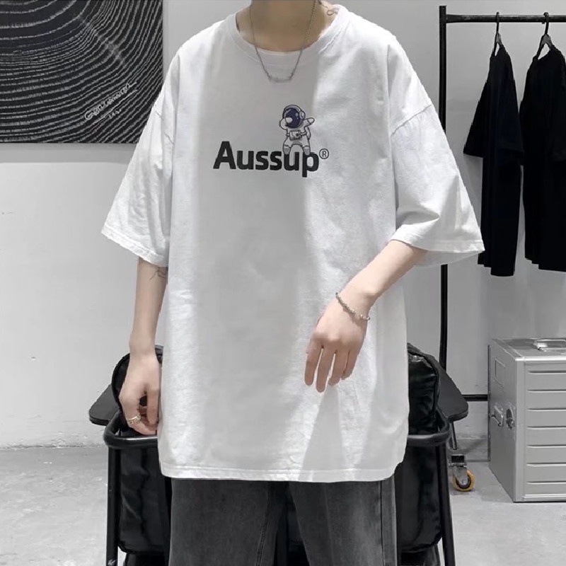 Áo Thun Tay Ngắn Dáng Rộng In Chữ Size M-8XL Thời Trang Mùa Hè Cho Nam