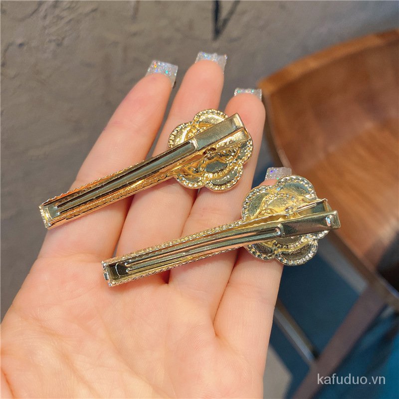 Kẹp Tóc Hình Hoa Đính Đá Phong Cách Hàn Quốc Dành Cho Nữ