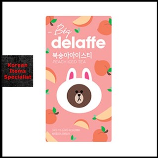 Trà đá đào lớn big peach ice tea cu big peach trà lạnh 335ml 빅 복숭아 아이스티