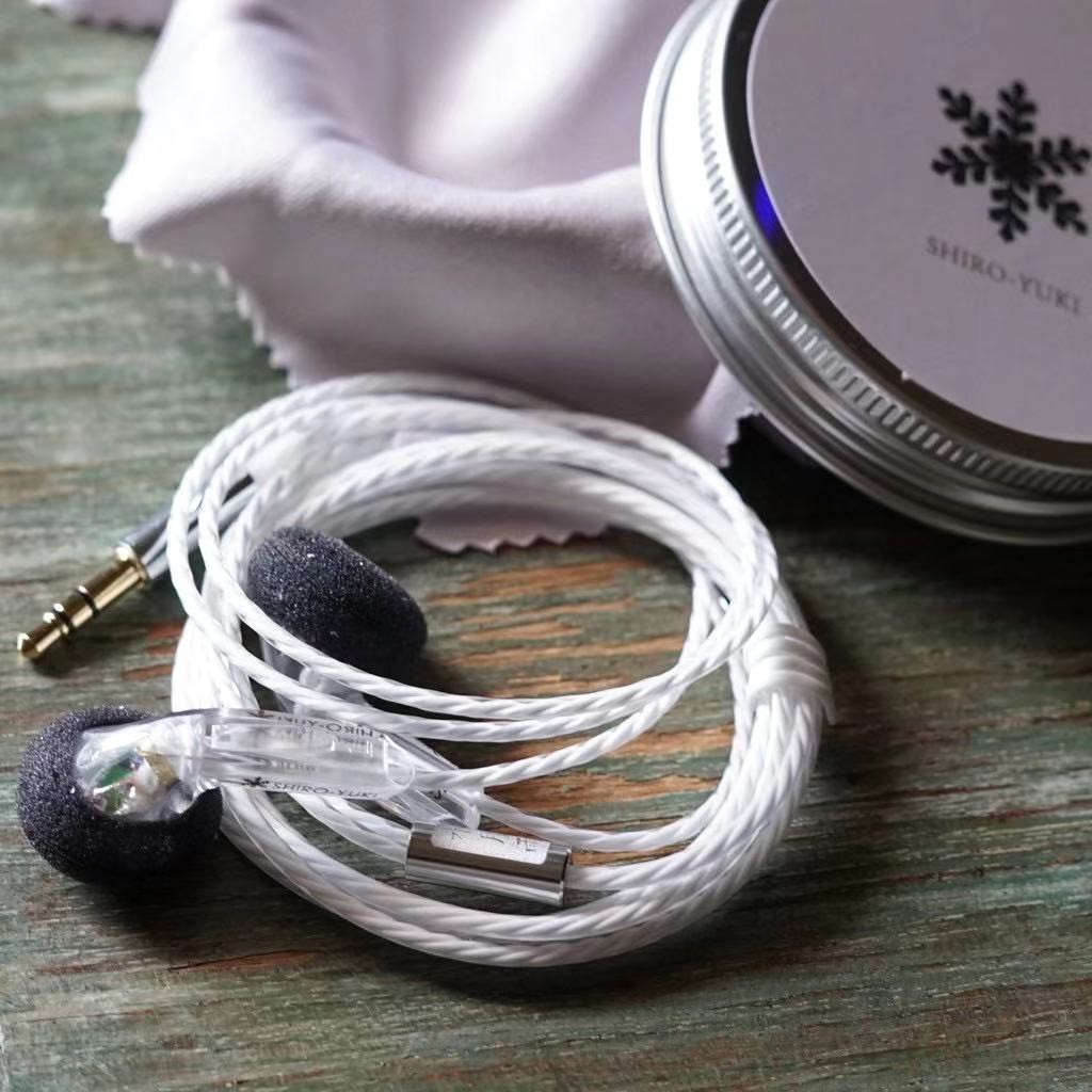 MoonDrop ShiroYuki 32ohm Flat Head Earphone HiFi Bass Sound Quality Earbuds MX500 Earphone