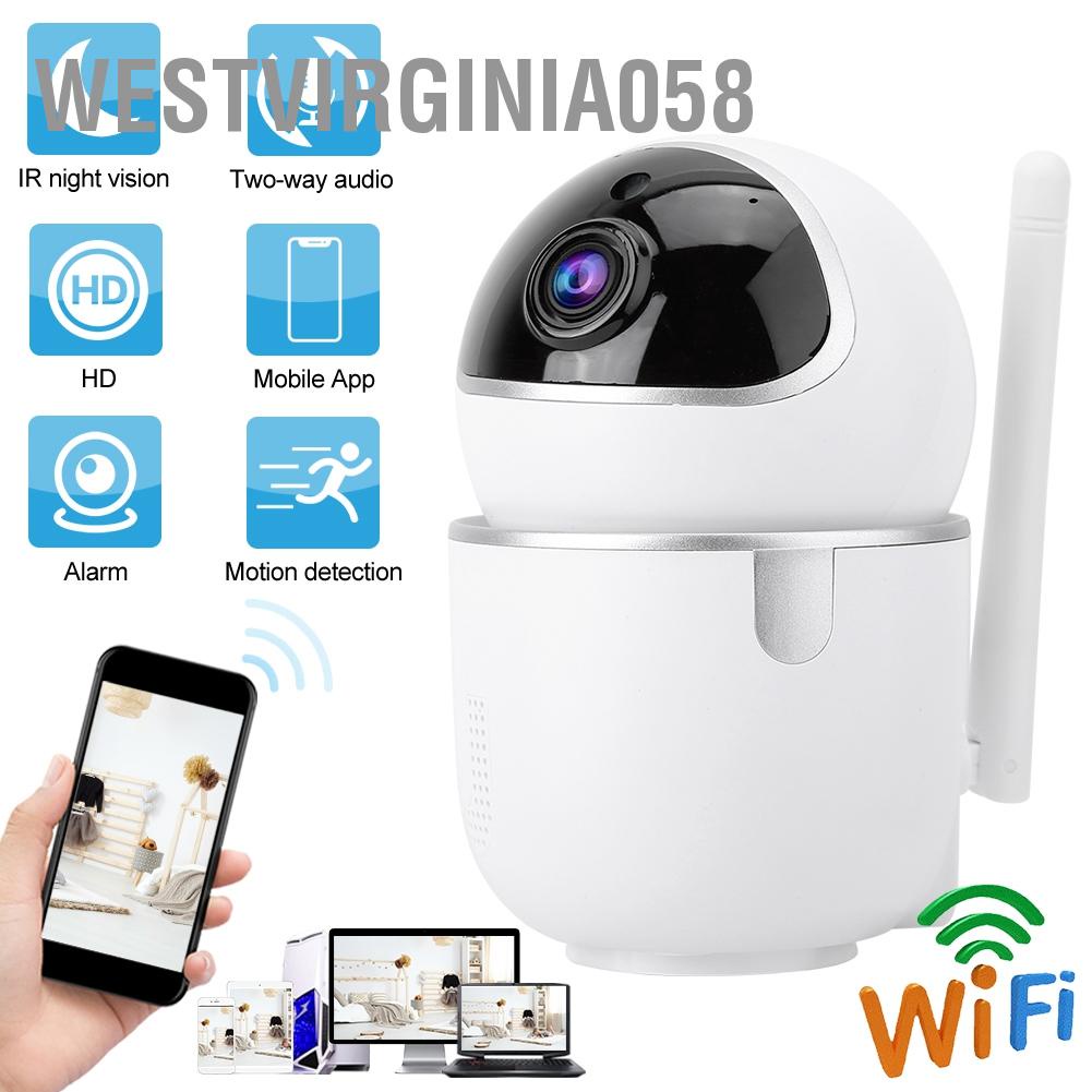 Có thể bán buôn Không dây Mini PTZ 1080P HD WiFi Bảo mật Camera IP IR Màn hình an toàn Thẻ nhớ Màu trắng Westvirginia058 Hàng giao ngay