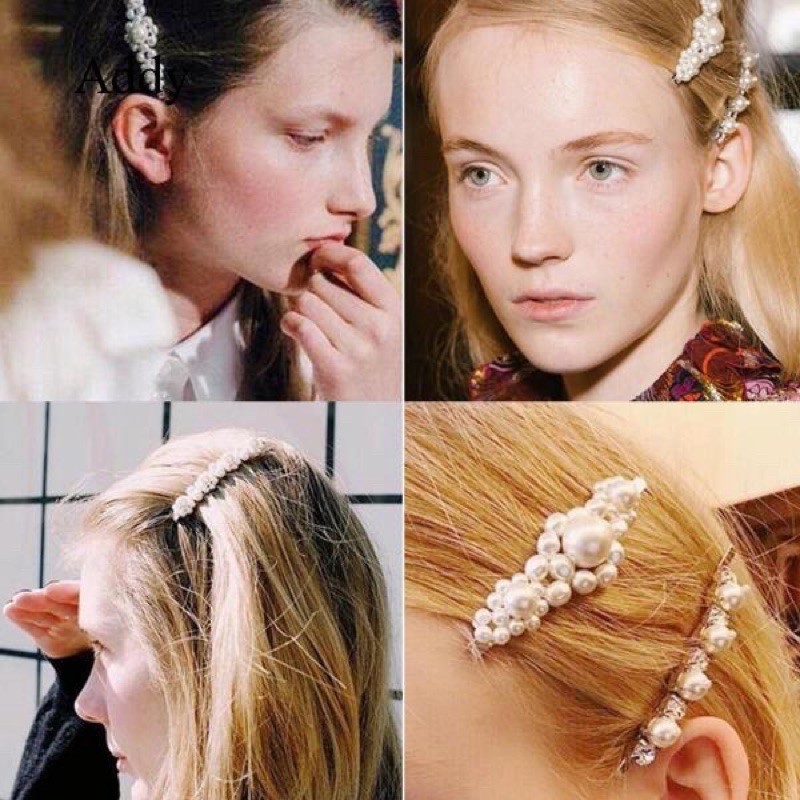 Set 10 Kẹp Tóc Đính Ngọc Trai Nhân Tạo Siêu Xinh