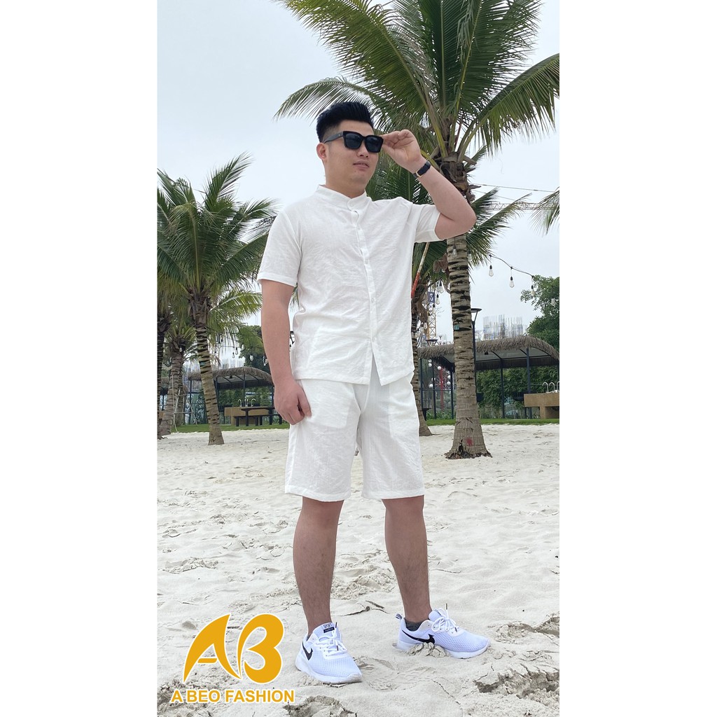 Bộ đũi nam , quần áo đi biển