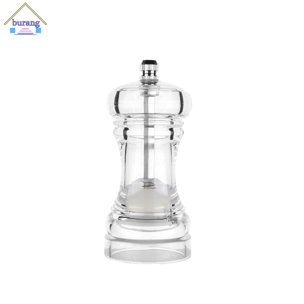 Dụng cụ xay tiêu bằng tay trong suốt an toàn tiện dụng cho nhà bếp