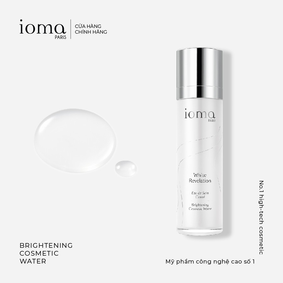 Nước hoa hồng Ioma Paris Brightening cosmetic Water - 140 ml