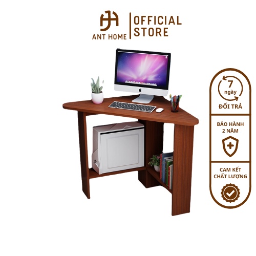 Bàn làm việc tam giác tiết kiệm không gian, bàn tam giác kê góc Ant Home - TB009