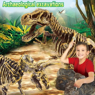 Bộ Đồ Chơi Khai Quật Trứng Khủng Long Hóa Thạch Mới Lạ Cho Bé