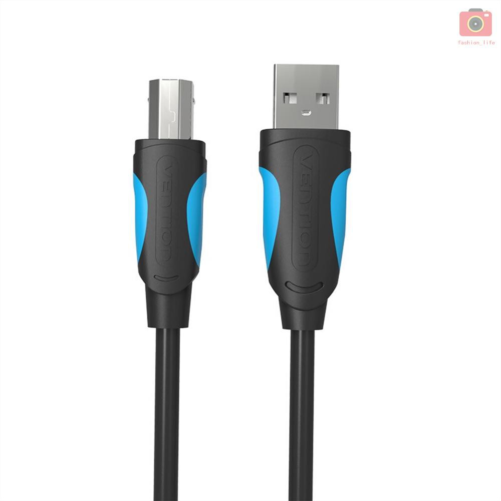 Dây cáp VENTION USB2.0 10m/32.8f màu đen chuyên dụng cho máy in HP//Epson