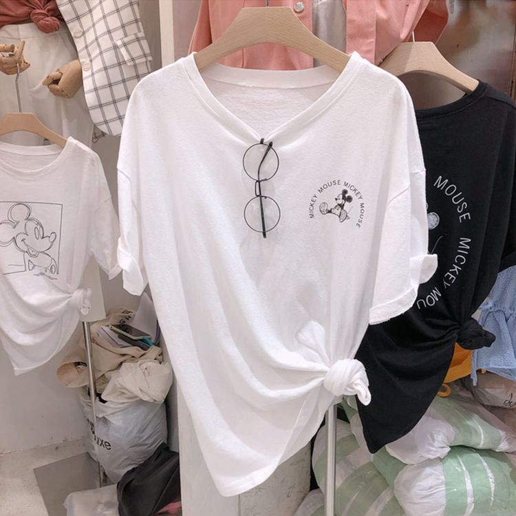 2021 short-sleeved t-shirt women summer new style Korean loose casual all-match half-sleeved top tees