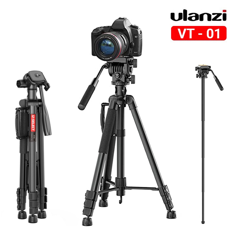 Chân Tripod đa năng Ulanzi U-SELECT VT01 Cho Điện Thoại/Máy ảnh Mirroless, DSLR quay Topshot