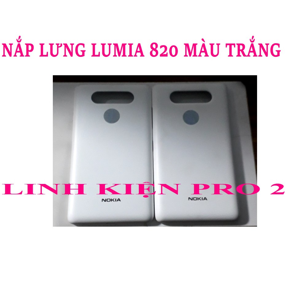 NẮP LƯNG LUMIA 820 MÀU TRẮNG