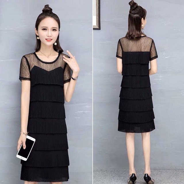 Váy xếp tầng chất cực đẹp