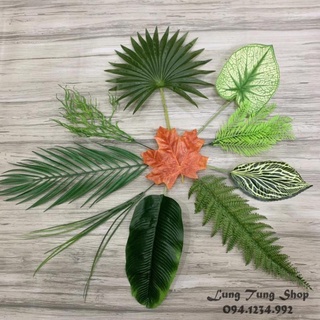Phụ kiện chụp hình - lá cây giả
