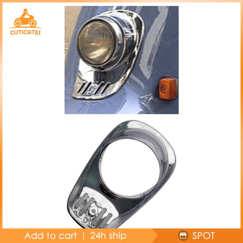 Ốp Đèn Pha Bằng Nhựa Mạ Điện Cho Xe Máy Honda Julio AF52 Cuticate1