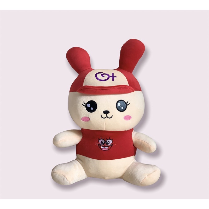 Gấu bông thỏ mũ đáng yêu cho bé mềm mại 55cm