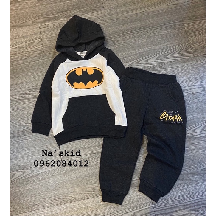 Bộ nỉ Batmen cho bé trai