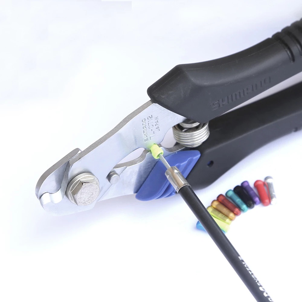 Đầu bọc dây cáp phanh xe đạp bằng nhôm nhiều màu sắc