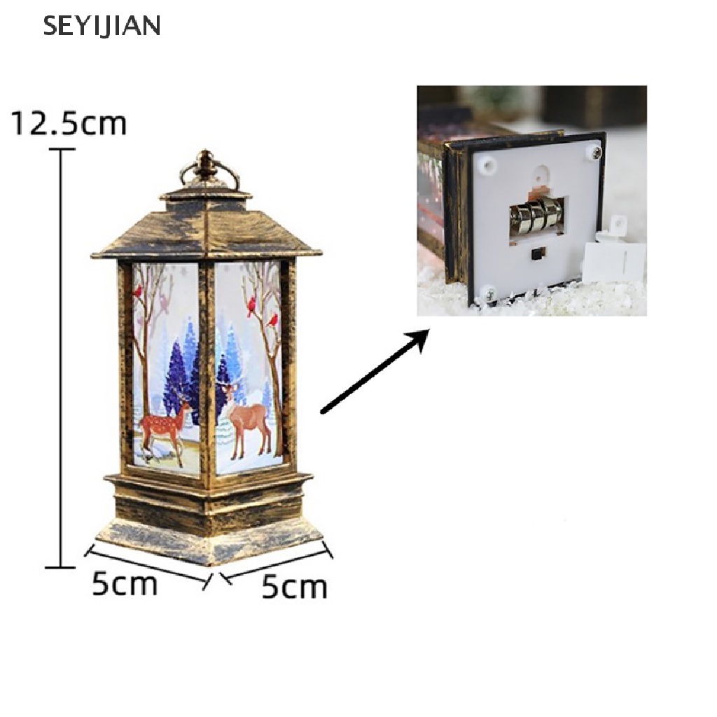 Đèn lồng led trang trí lễ giáng sinh nhiều mẫu xinh xắn tùy chọn