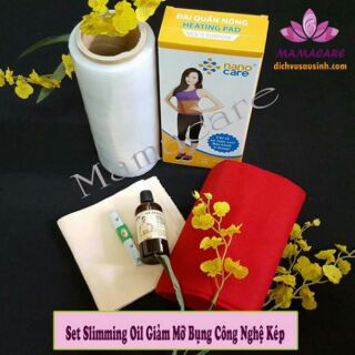 Set siêu giảm eo Slimming oil