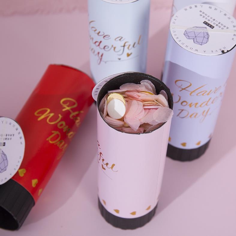 Phụt Giấy Phụt Kim Tuyến Mini Trang Trí Tiệc Sinh Nhật, Họp Lớp, Đám Cưới
