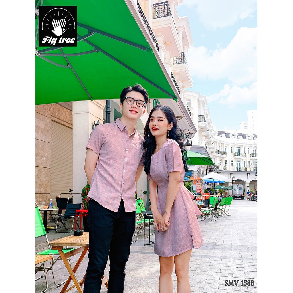 Áo sơ mi váy cặp mã smv158B
