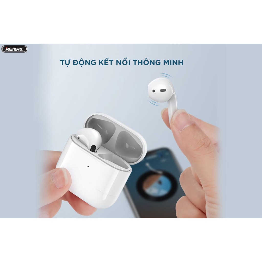 Tai nghe Bluetooth 5.0 True Wireless Remax TWS10i kết nối ổn định, âm thanh chất lượng cao