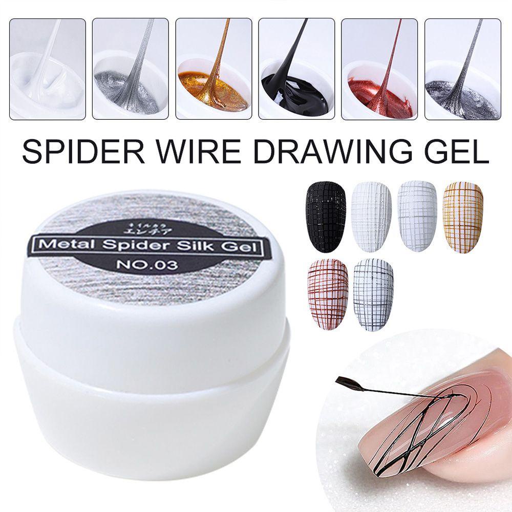 Sơn Móng Tay Gel Bán Vĩnh Viễn Họa Tiết Lưới Nhện Cho Nữ