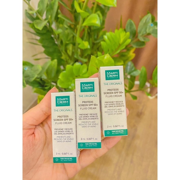 Kem chống nắng Marti Derm mini 𝐏𝐫𝐨𝐭𝐞𝐨𝐬 𝐒𝐜𝐫𝐞𝐞𝐧 𝐒𝐏𝐅 50+