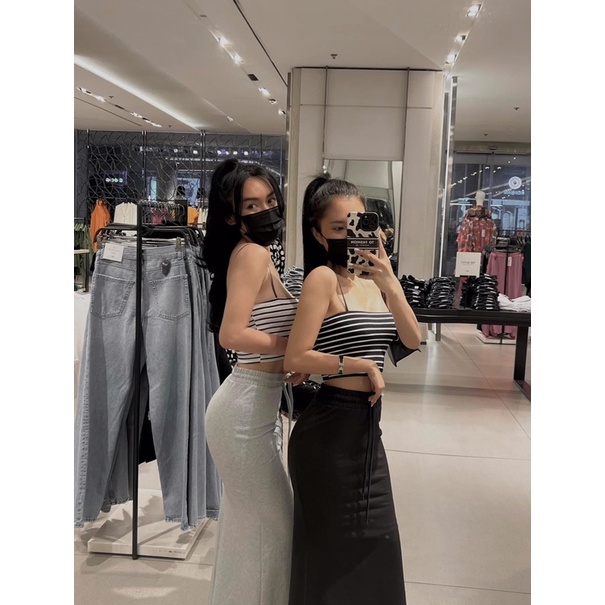 Set áo 2 dây + chân váy đuôi cá DoanNganChau