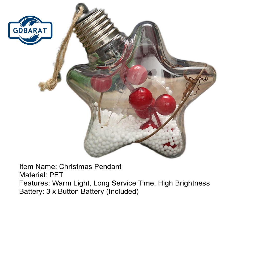 [NYCA Hàng Có Sẵn] Đèn LED Trang Trí Giáng Sinh Không Sưởi Ấm Có Dây Treo