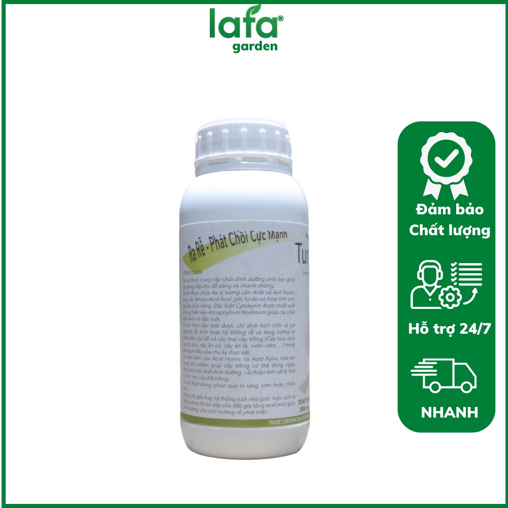 Phân bón turbo root chai 100ml, 500ml, 1000ml, màu đen đậm đặc, phân bón giúp cây ra rễ nhanh, dùng để ươm cây giống