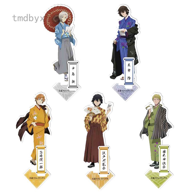 Tmdbyx Mô hình Anime Bungo Stray Dogs bằng acrylic có giá đỡ để bàn trang trí