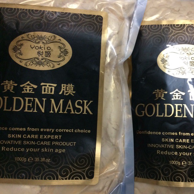 BỘT ĐẮP MẶT NẠ COLLAGEN TINH CHẤT VÀNG 24K GOLD GÓI 100GR hàng cao cấp