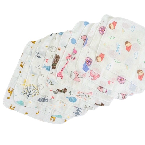Khăn Sữa Aden Sợi Tre Xuất Nhật 2 Lớp Túi Lưới 10 Chiếc Siêu Mềm Mại, Thấm Hút Tốt An Toàn Cho Bé Sơ Sinh