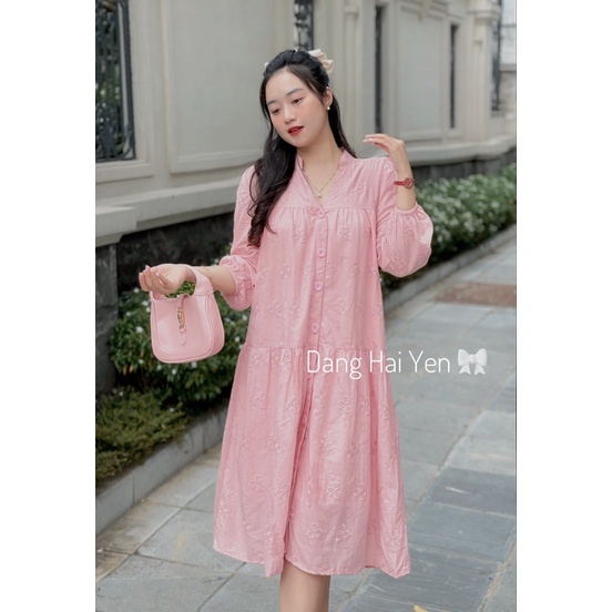Váy Thiết Kế Pena Đũi Cao Cấp Thêu Hoa Tiểu Thư | BigBuy360 - bigbuy360.vn