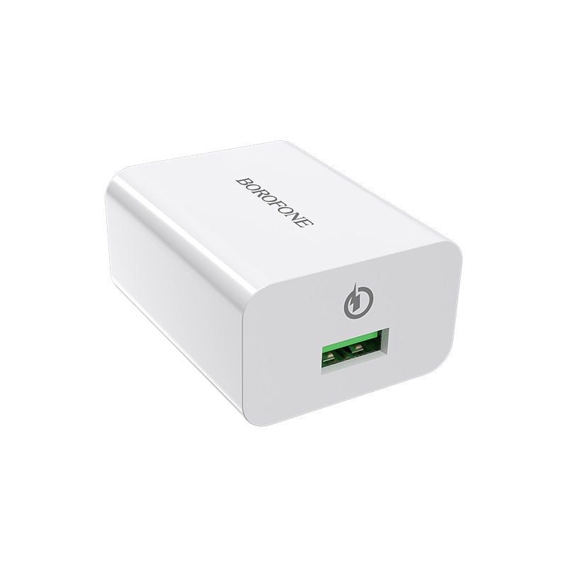 Bộ cốc cáp sạc nhanh Borofone BA21 microUSB hỗ trợ QC 3.0 công suất 18W  Hãng phân phối chính thức