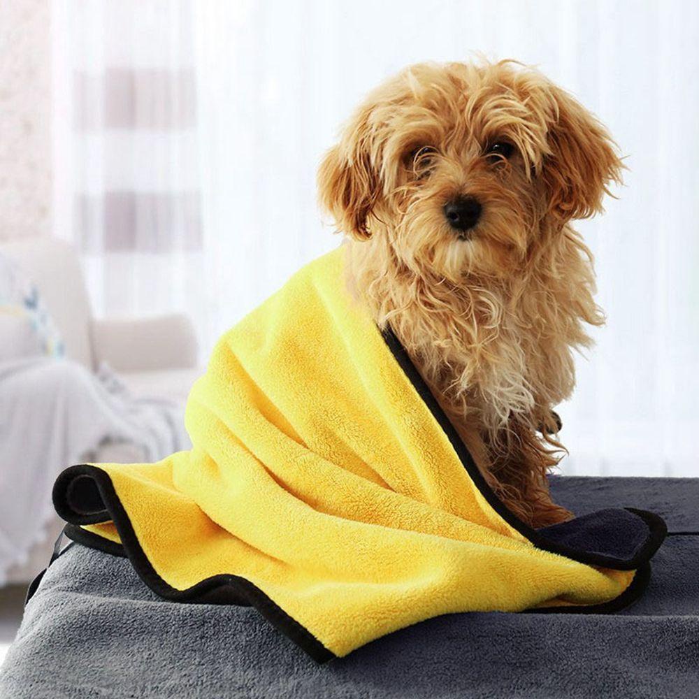 AUGUSTINA Khăn Tắm Cho Thú Cưng Chất Liệu Microfiber Siêu Thấm Hút