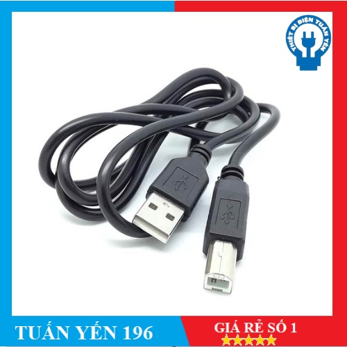 Dây Cáp USB Máy In 2.0 cao cấp 3m Màu Đen Chống Nhiễu