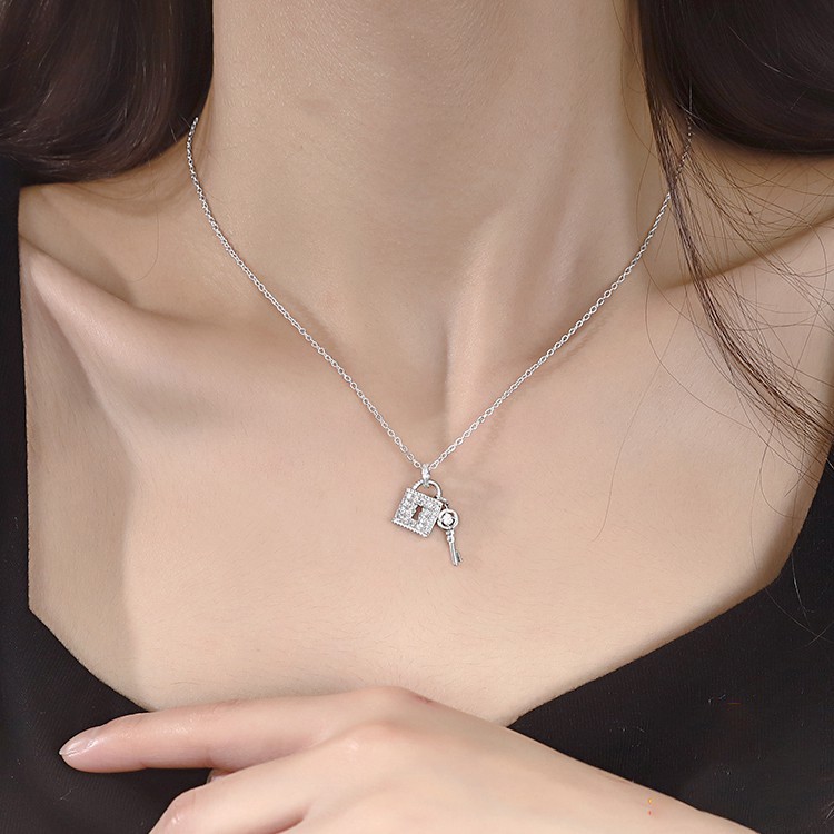 Dây Chuyền Bạc Ổ Khoá Thời Trang TNC JEWELLERY
