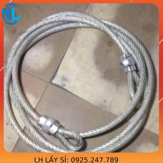 Cáp khoá xe bọc nhựa phi 10 dài 5m Thái Bình Vina