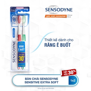 Bộ 2 Bàn Chải Đánh Răng Sensodyne Sensitive Extra Soft